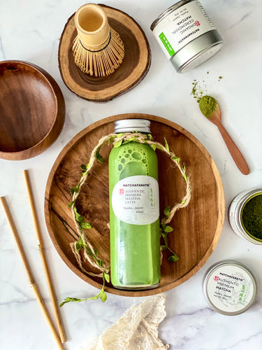 Authentic Pandan Matcha Latte