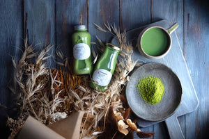 Authentic Pandan Matcha Latte